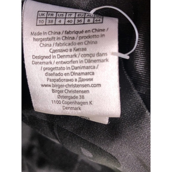 Rotate Birger Christensen Augustina Sequin Blazer Elegant Silver Gray US 4 - Picture 11 of 14